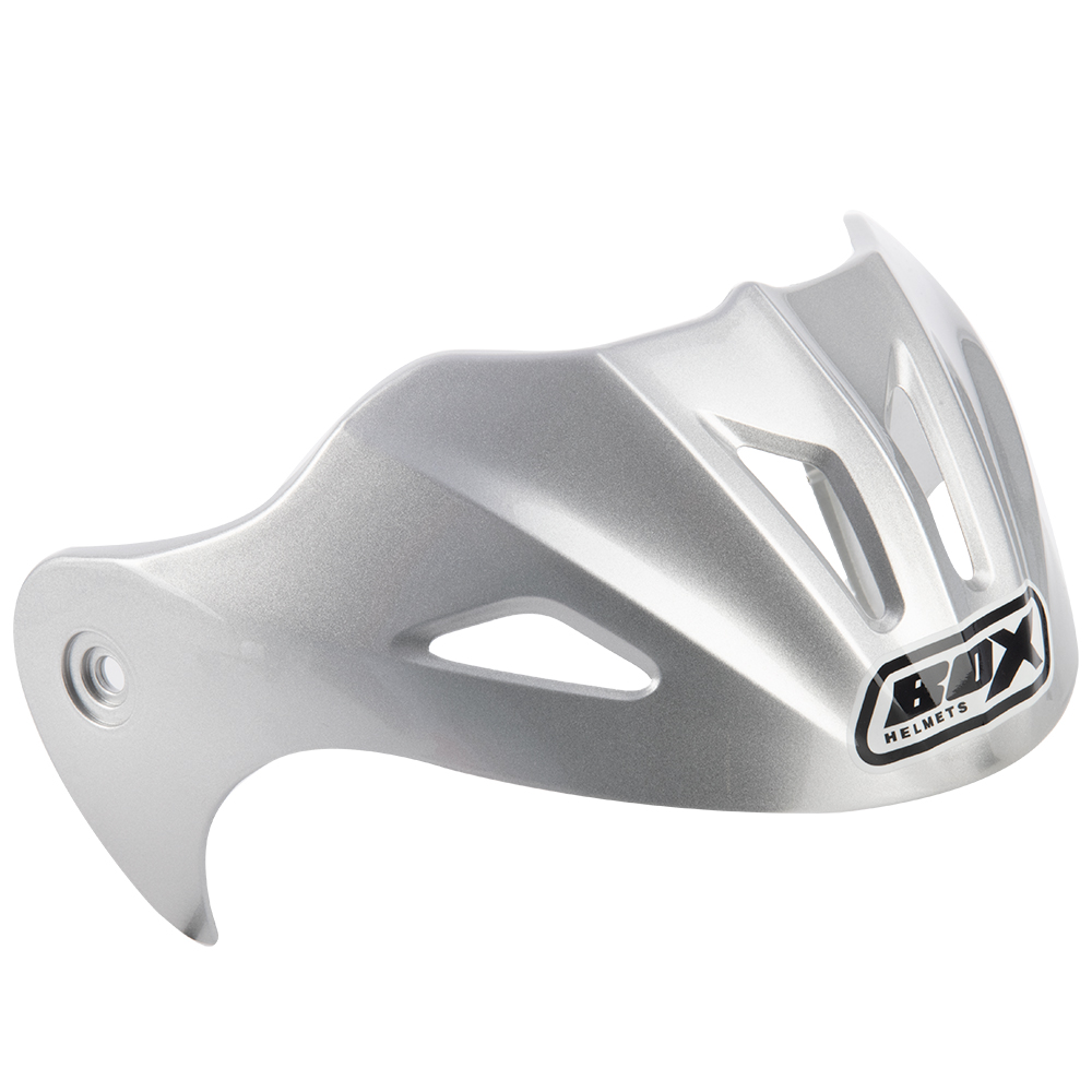 BOX HELMETS Box JX-1 Silver REPLACEMENT PEAK